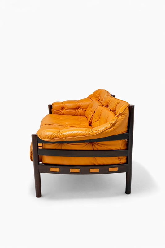 Sven Ellekaer 2-zits bank – Deens design – Cognac leer