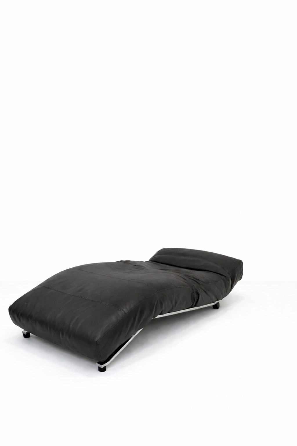 Eilersen "Control" Lounge Fauteuil – Jens Juul Eilersen – Zwart Leer - Chroom