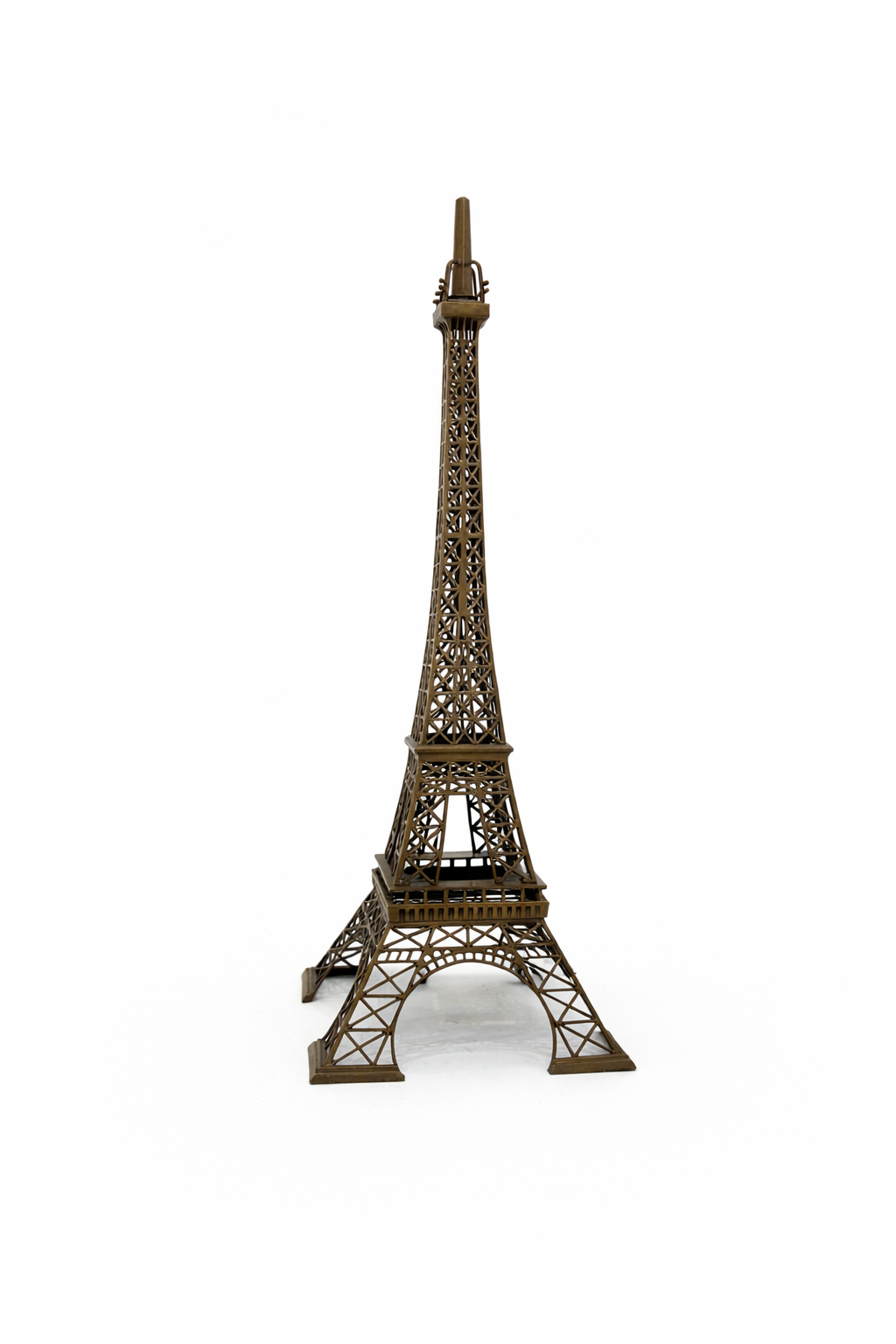 Grote vintage bronzen Eiffeltoren - Statement piece