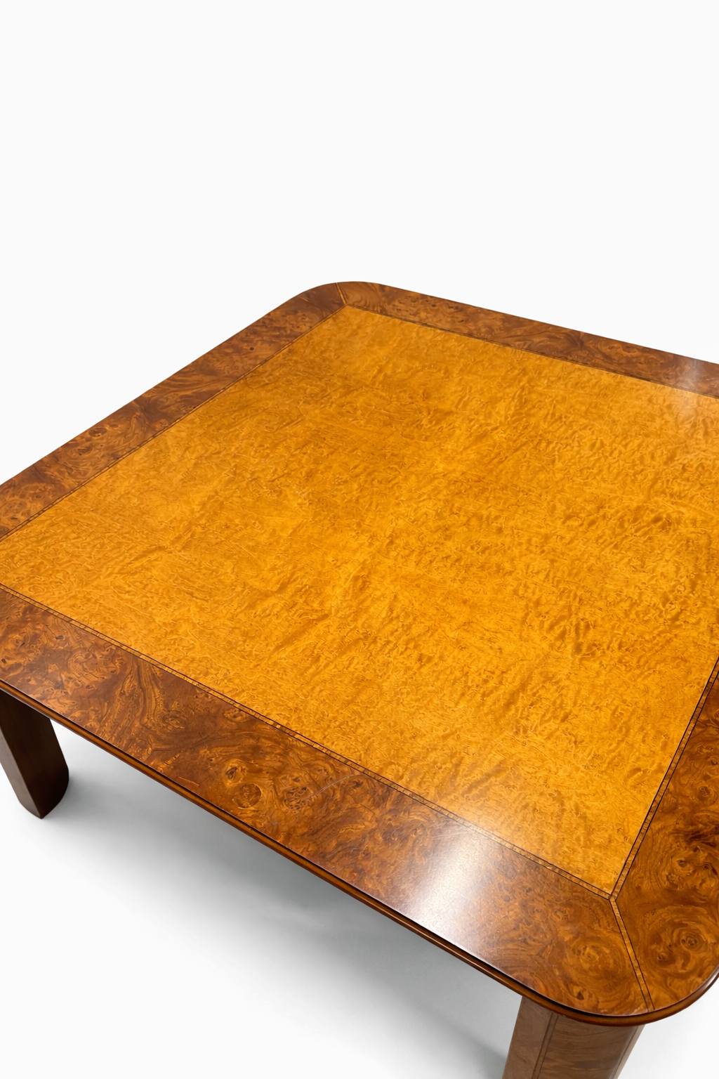 Midcentury salontafel – Wortelhout fineer – Jaren 70 design